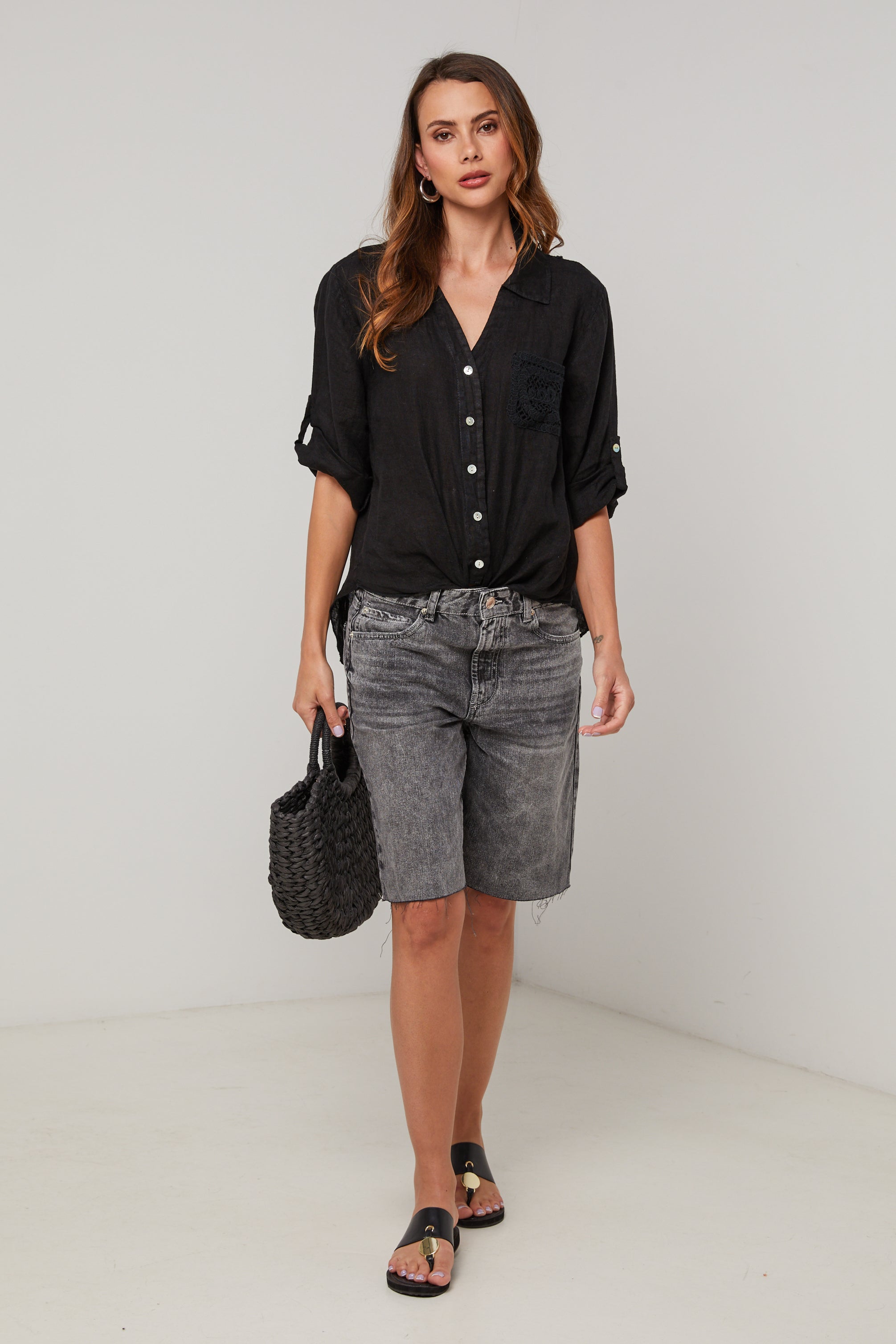 Chemise - Noir - Femme