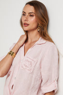 Camisa - Rosa - Mujer