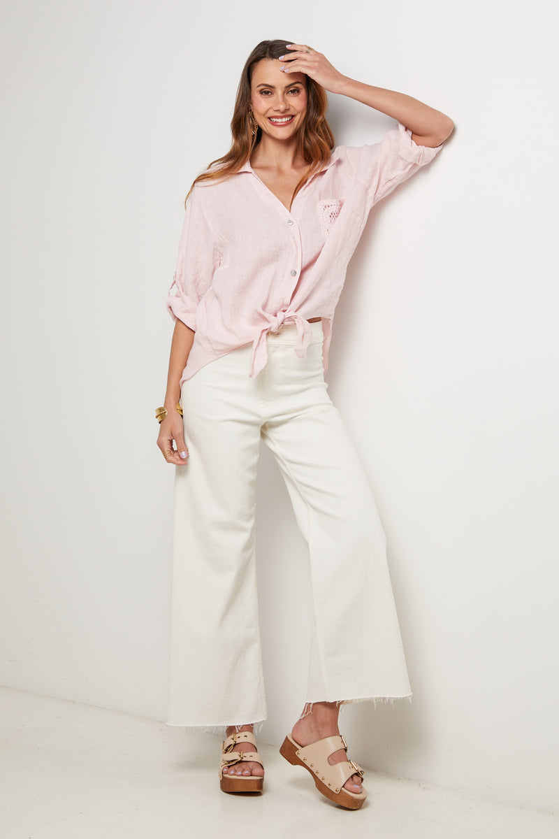 Camisa - Rosa - Mujer