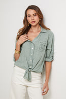 Camisa - Verde - Mujer