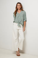 Camisa - Verde - Mujer
