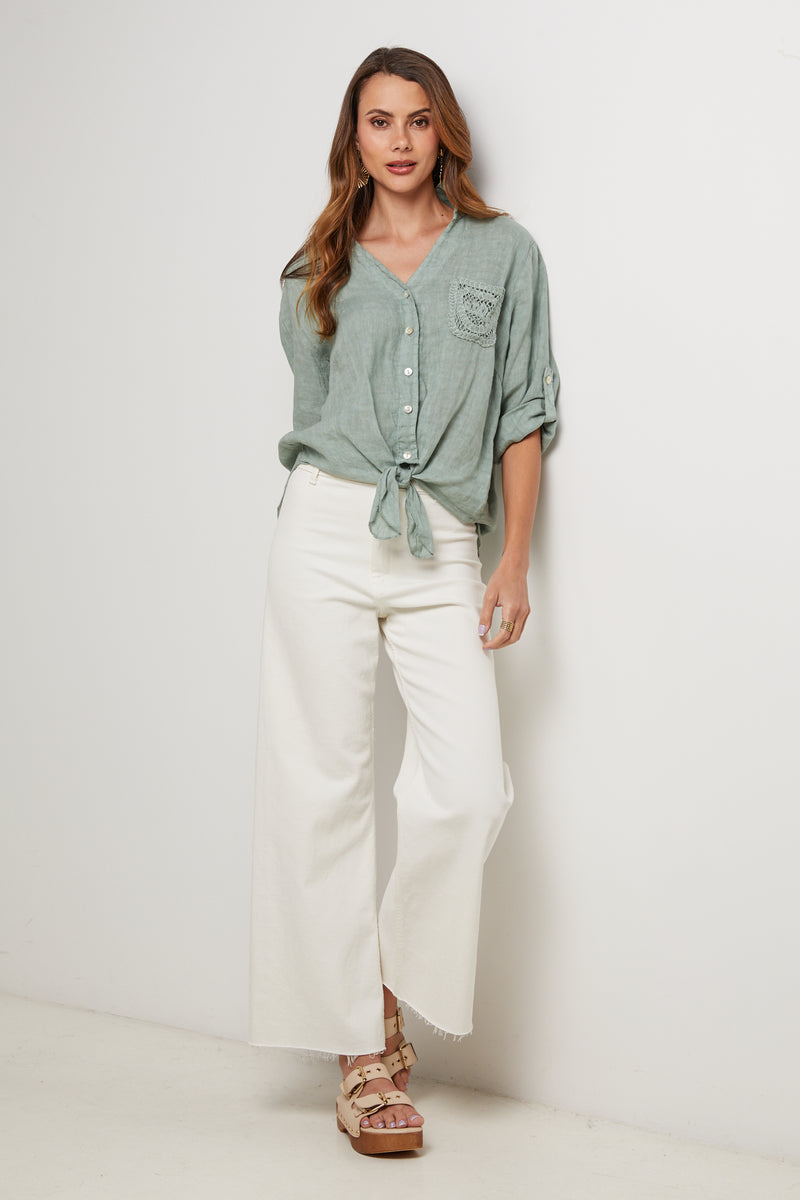 Camisa - Verde - Mujer