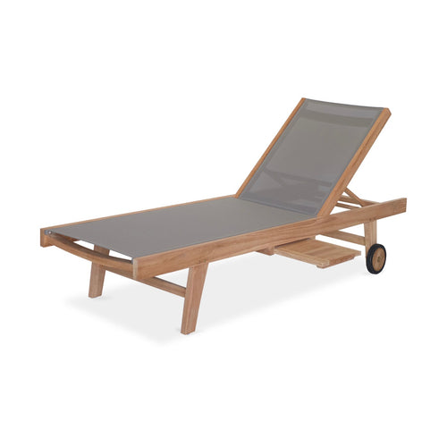 Gardena - Bain De Soleil En Teck Et Textilène - Anthracite