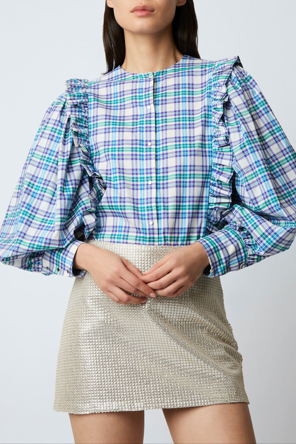 BLOUSE DUSTIN WESTERN BLUE
