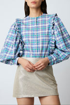 BLOUSE DUSTIN WESTERN BLUE