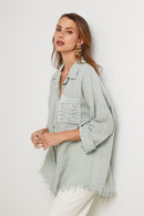 Camisa - Aqua - Mujer
