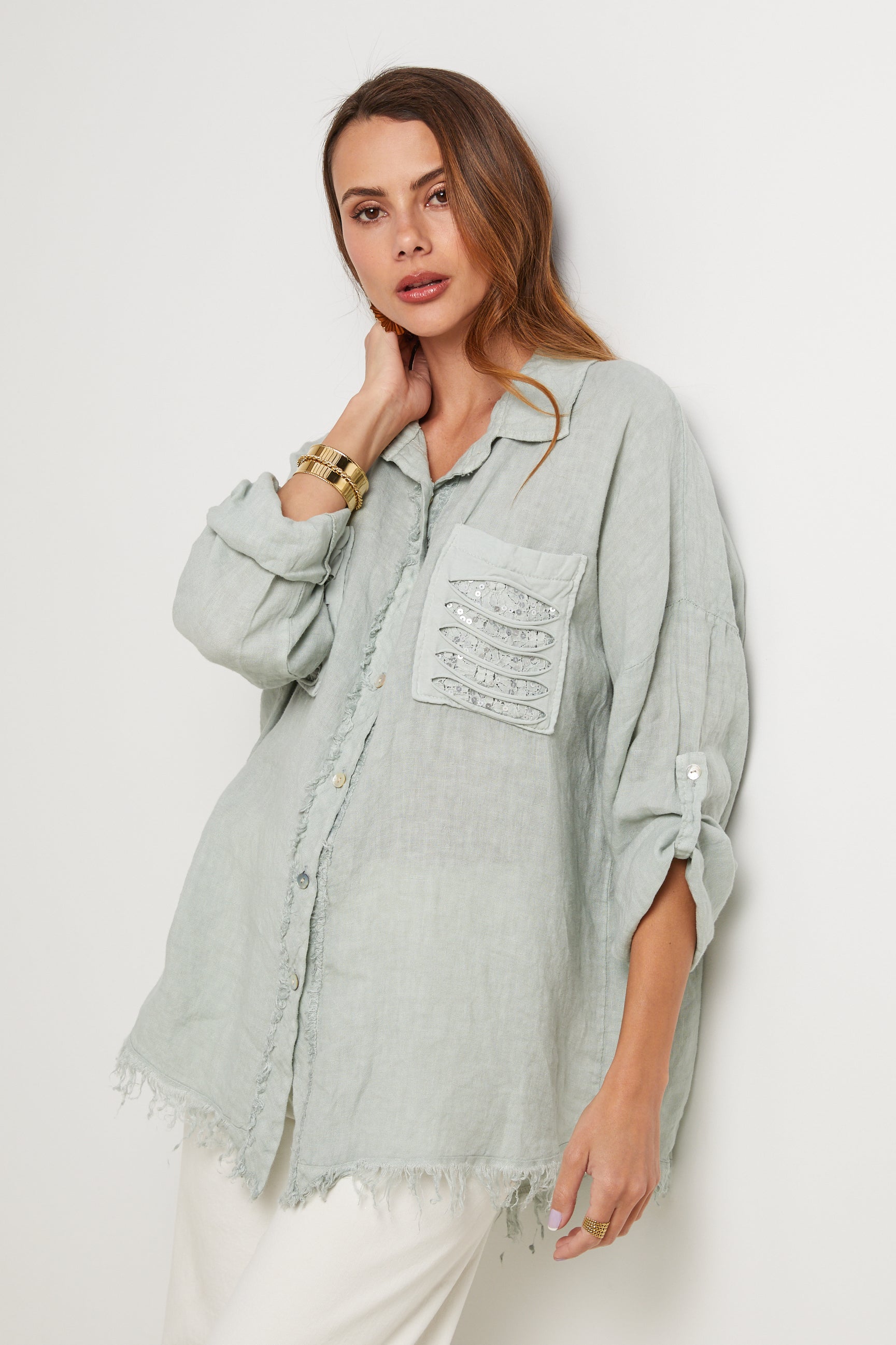 Shirt - Aqua - Women