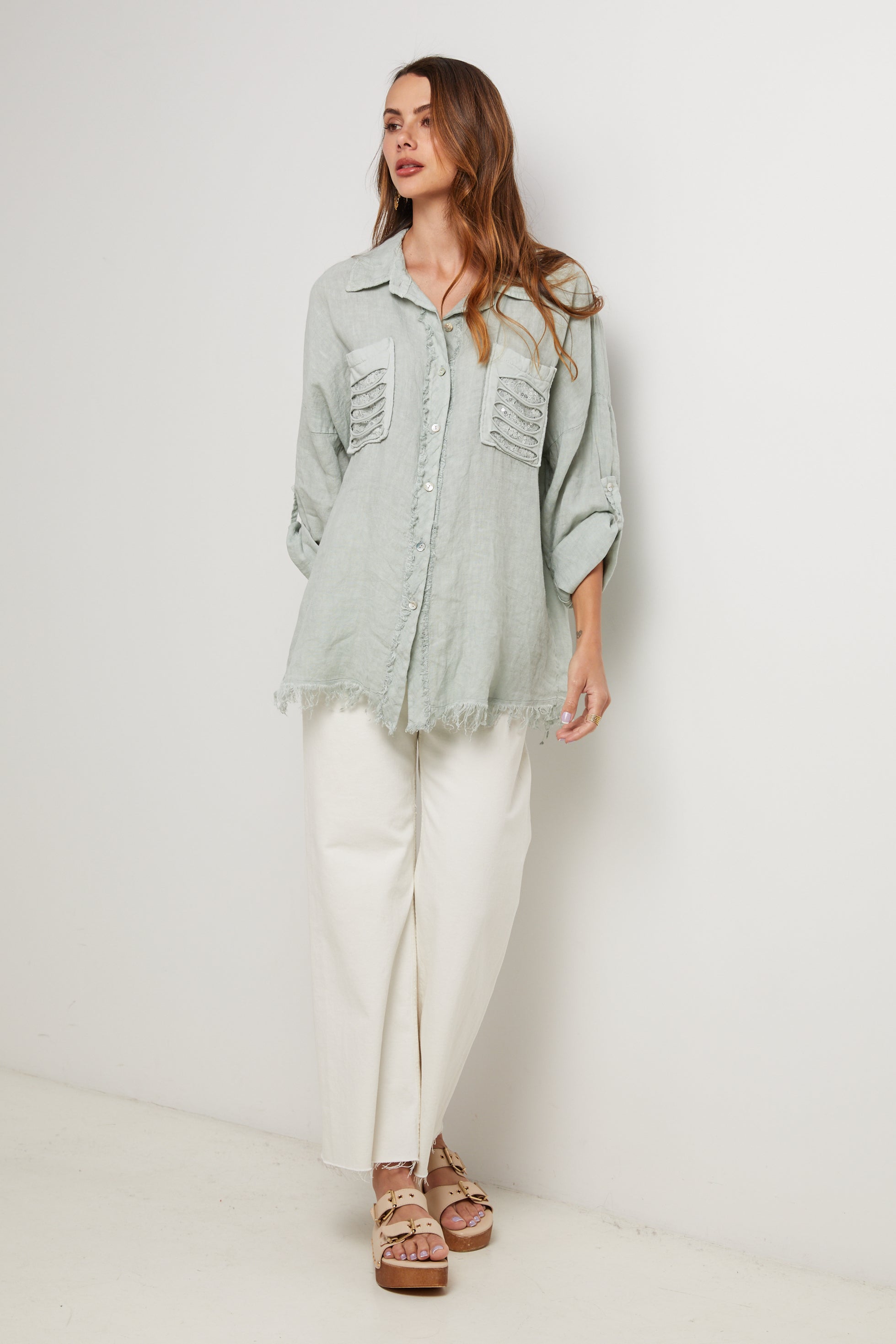 Shirt - Aqua - Women
