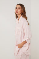 Camisa - Rosa - Mujer