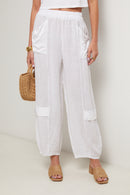 Trousers - White - Women