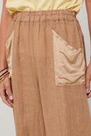 Trousers - Camel - Women