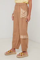 Trousers - Camel - Women