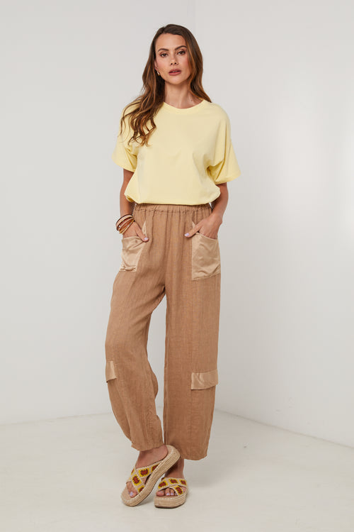 Pantalon - Camel - Femme