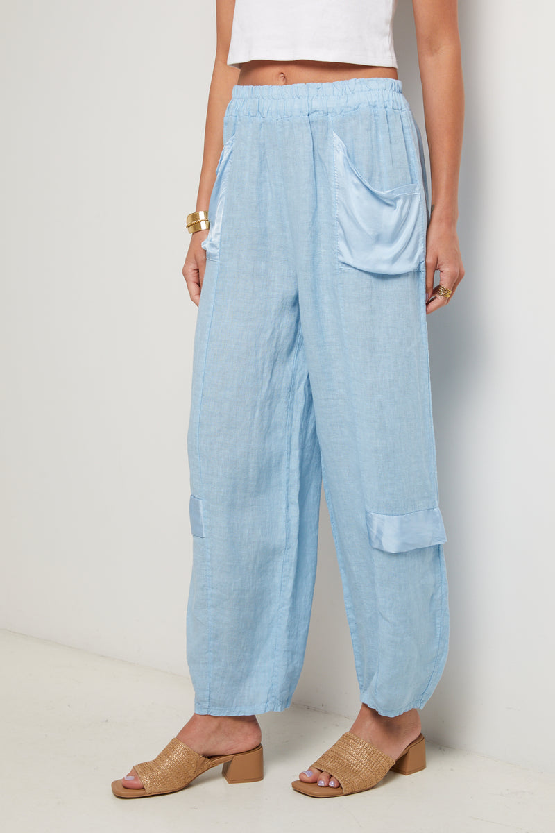 Pantalones - Cielo - Mujer