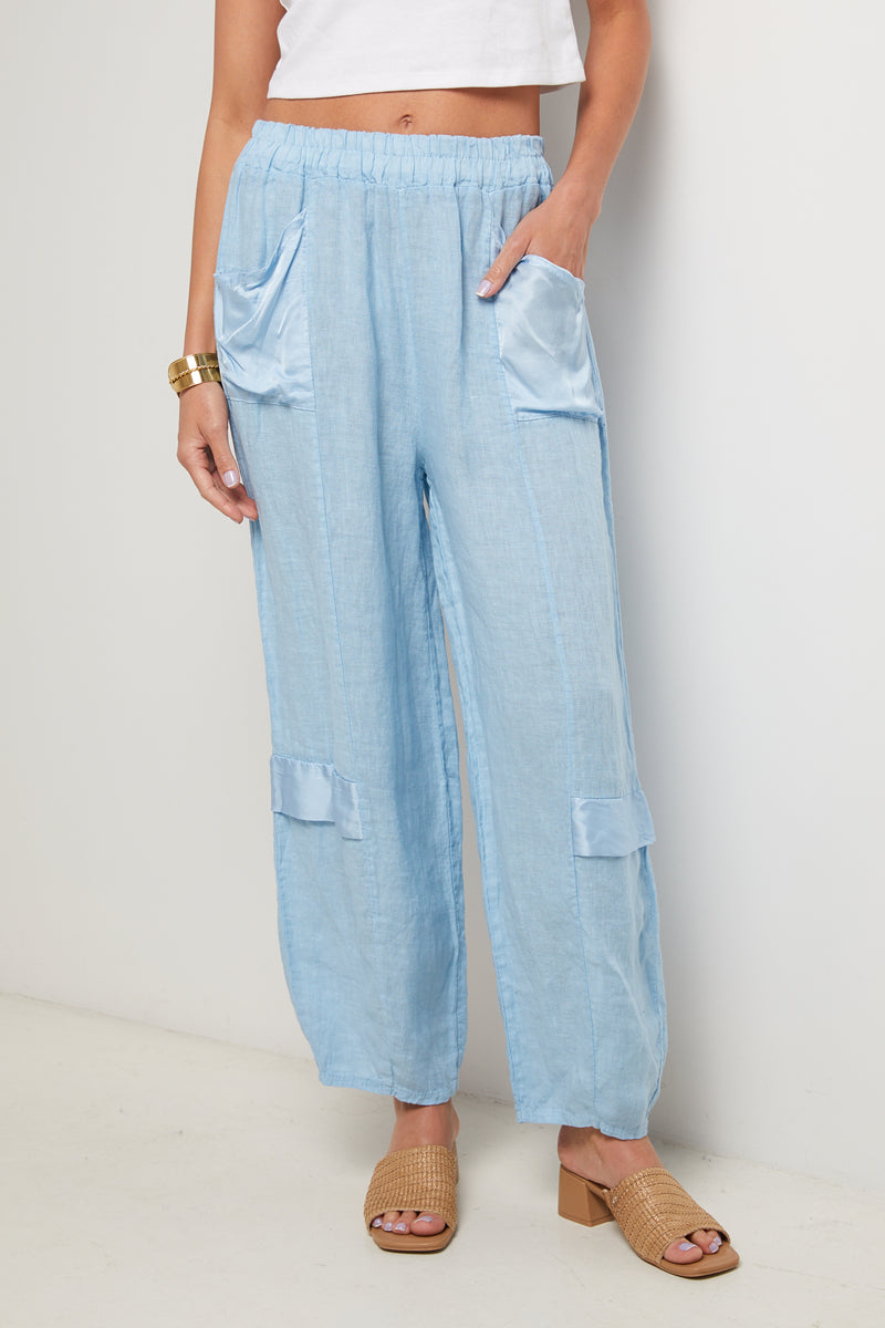 Pantalones - Cielo - Mujer