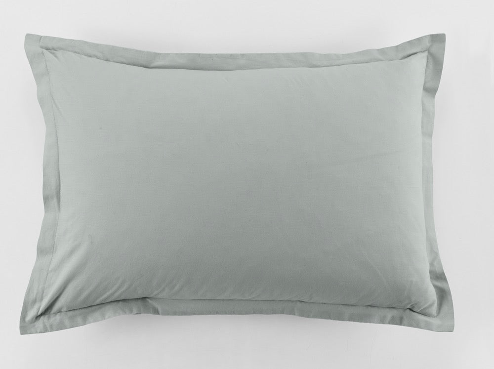 Pack de 2 fundas de almohada - 100 % algodón 57 hilos - Silver