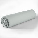 Drap Housse - 100% Coton 57 Fils - Silver