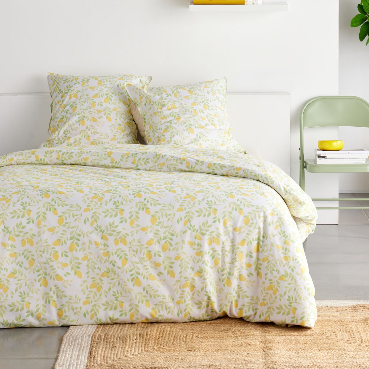 Sunshine - Parure De Lit Hc1 Motif 20.10 - Ocre