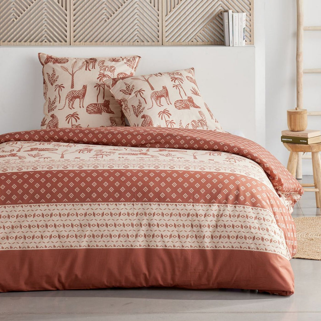 Sunshine - Parure De Lit Hc1 Motif 20.15 - Terracotta