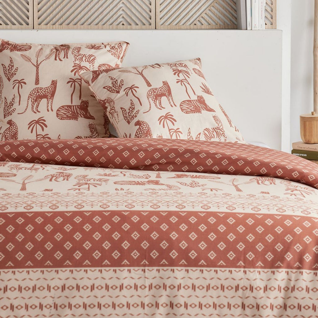 Sunshine - Parure De Lit Hc1 Motif 20.15 - Terracotta