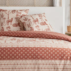 Sunshine - Parure De Lit Hc1 Motif 20.15 - Terracotta
