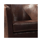 Newport - Sillón convertible de tela - Marrón