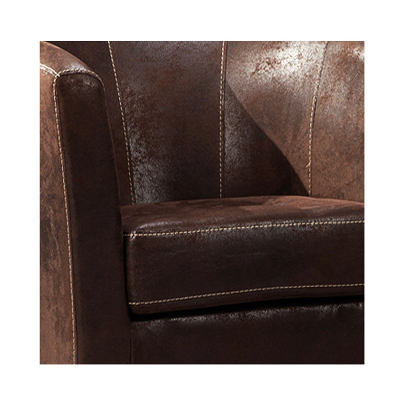 Newport - Fauteuil Cabriolet En Tissu - Marron