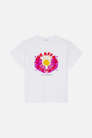 T shirt Welcome Love BLANC