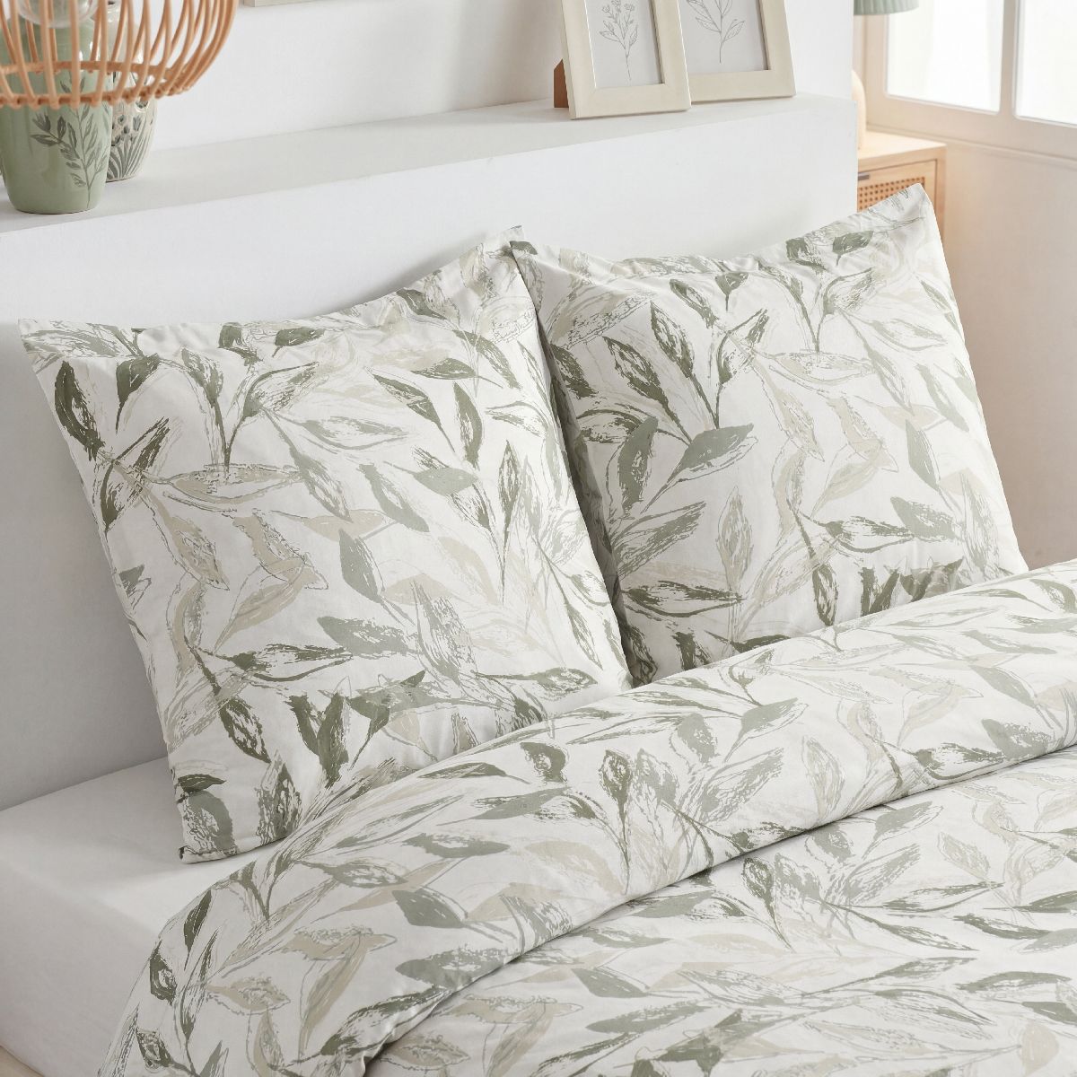 Sunshine - Patterned Bedding Set 21.7 - Sage