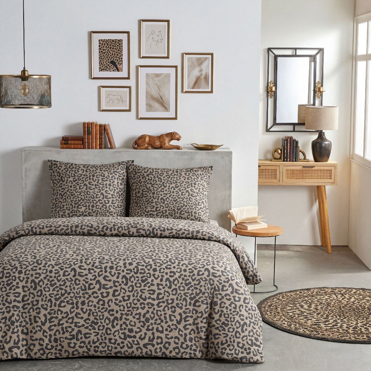 Sunshine - Parure De Lit Motif 21.10 - Mocha