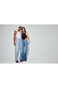 Steve Flare Light Blue Tillverkad I Portugal - Bleu