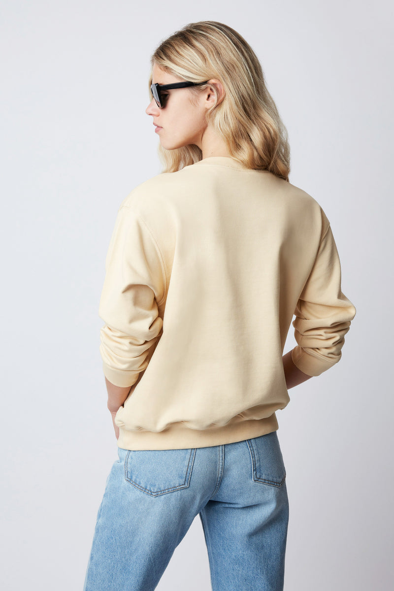 SWEATSHIRT LOUIS LOVE SOFT YELLOW
