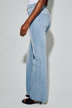 Steve Flare Light Blue Tillverkad I Portugal - Bleu