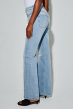 Steve Flare Light Blue Tillverkad I Portugal - Bleu