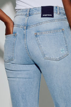 Steve Flare Light Blue Tillverkad I Portugal - Bleu
