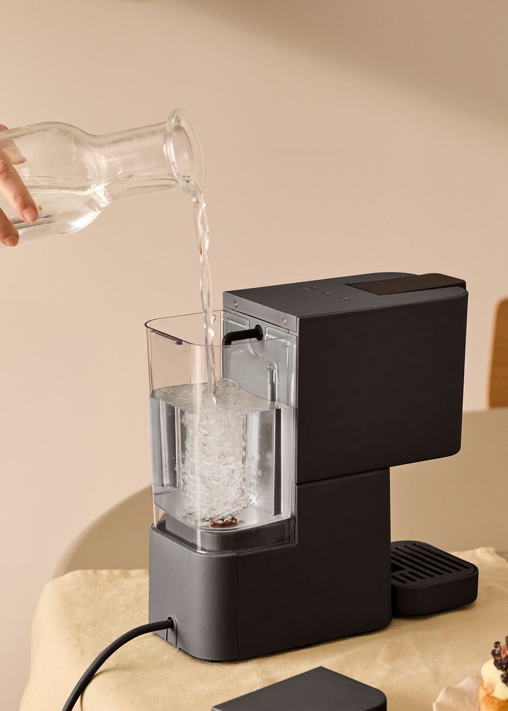 Thera Studio - Cafetière Multicapsule Express & Café Moulu - Noir