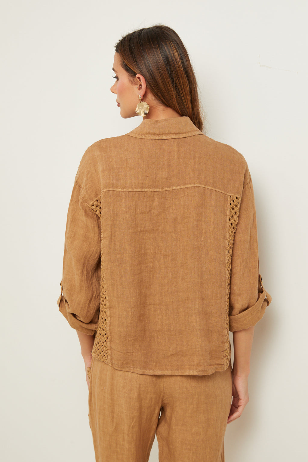 Chemise - Camel - Femme
