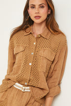 Chemise - Camel - Femme