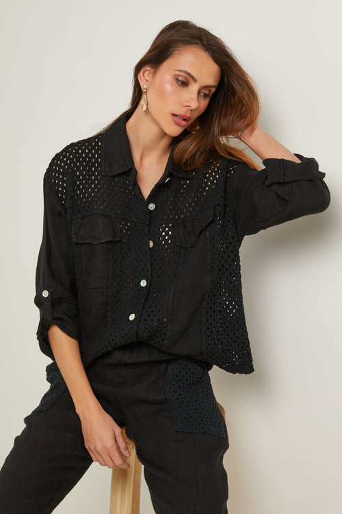 Camisa - Negro - Mujer