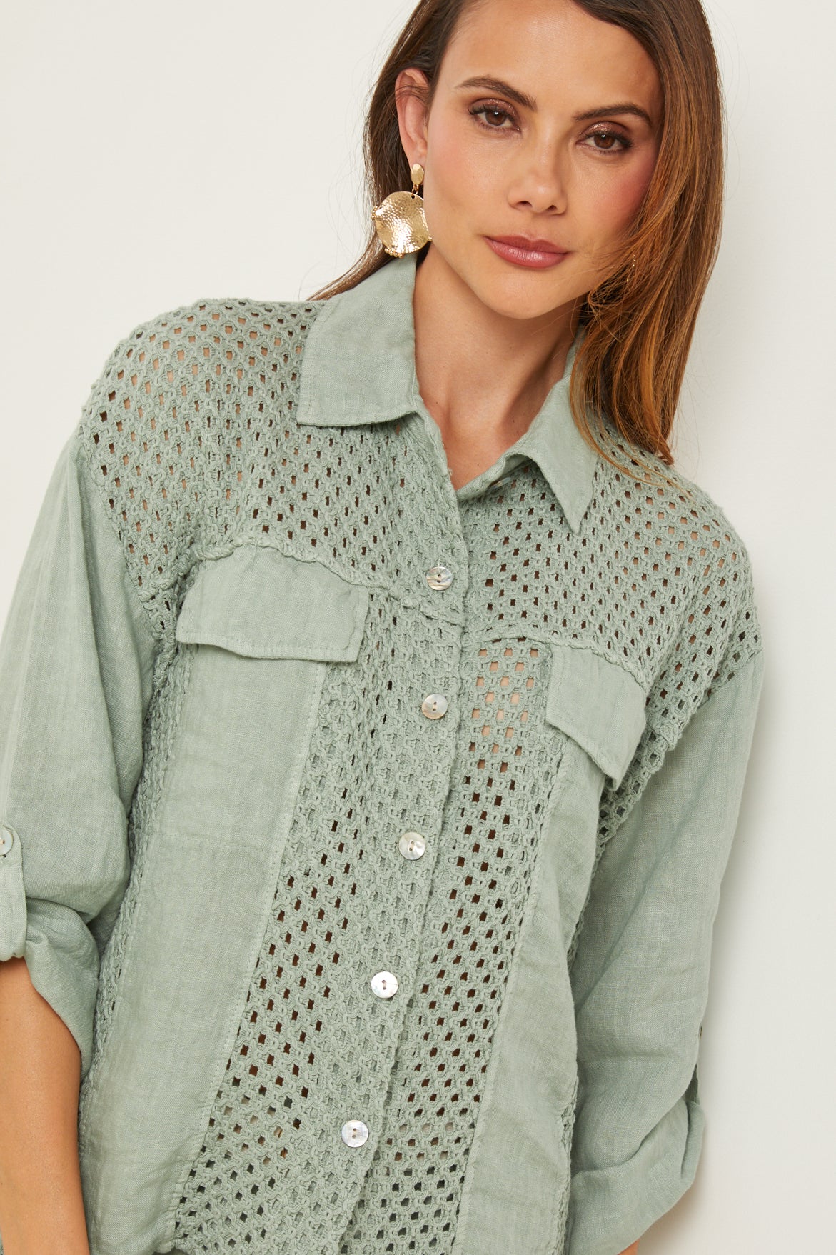 Chemise - Vert Aqua - Femme