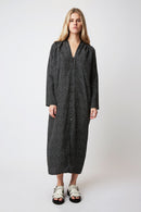 Edward Tic tac dress - geometric BLACK