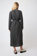 Edward Tic tac dress - geometric BLACK