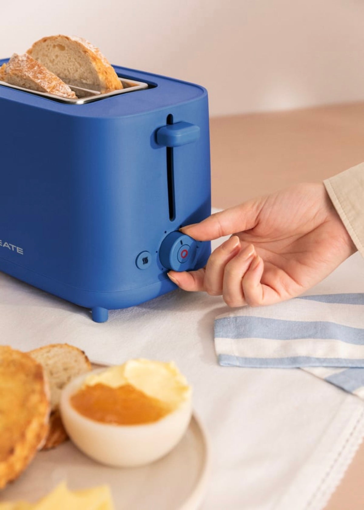 Toast Studio - Petit Grill-Pain - Bleu Cobalt