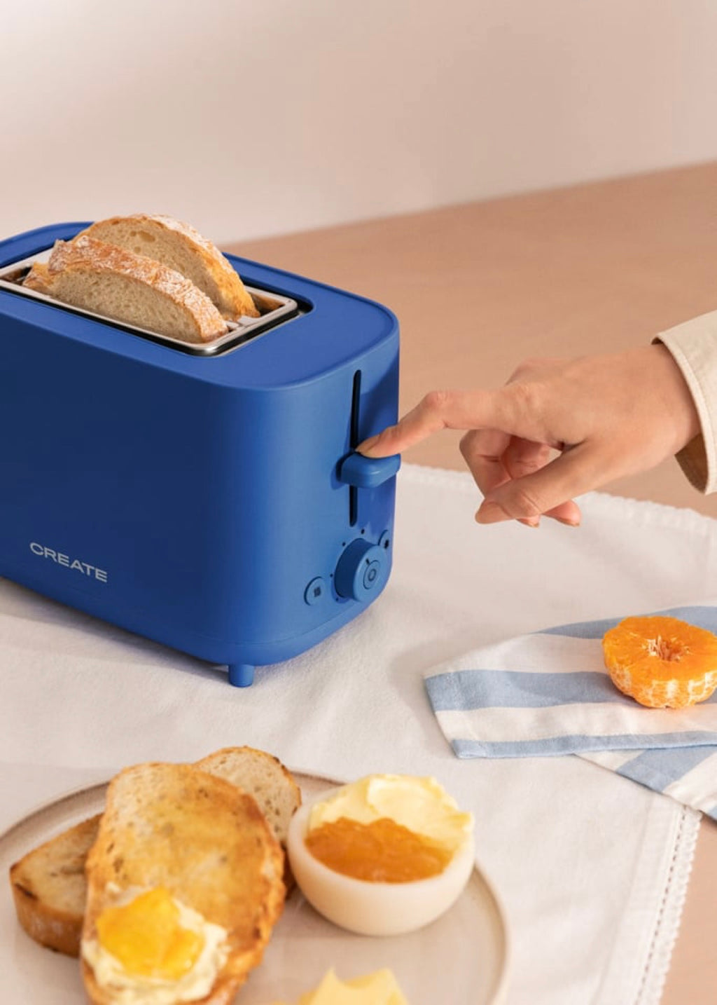 Toast Studio - Petit Grill-Pain - Bleu Cobalt