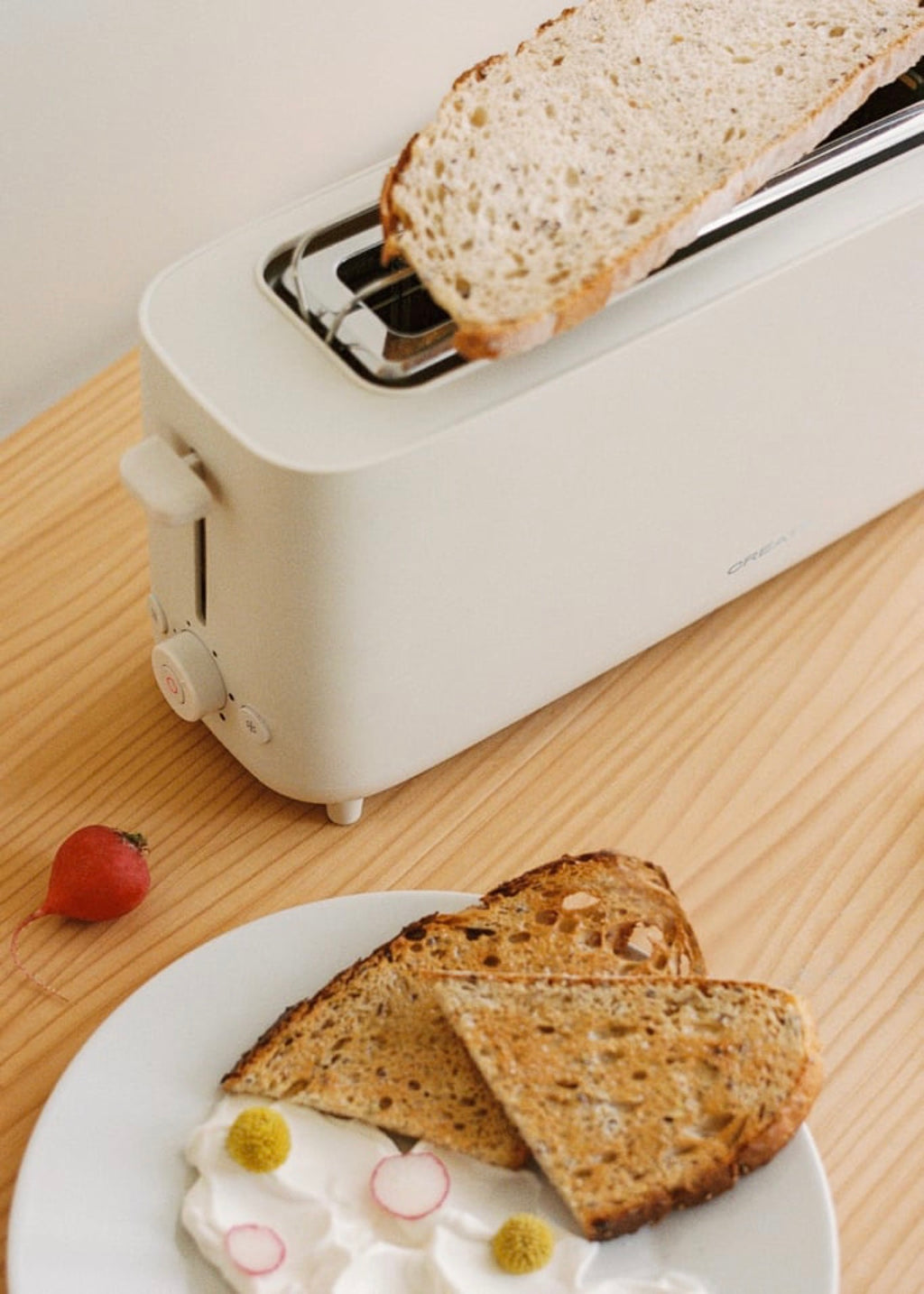 Toast Studio - Grand Grill-Pain - Blanc Cassé
