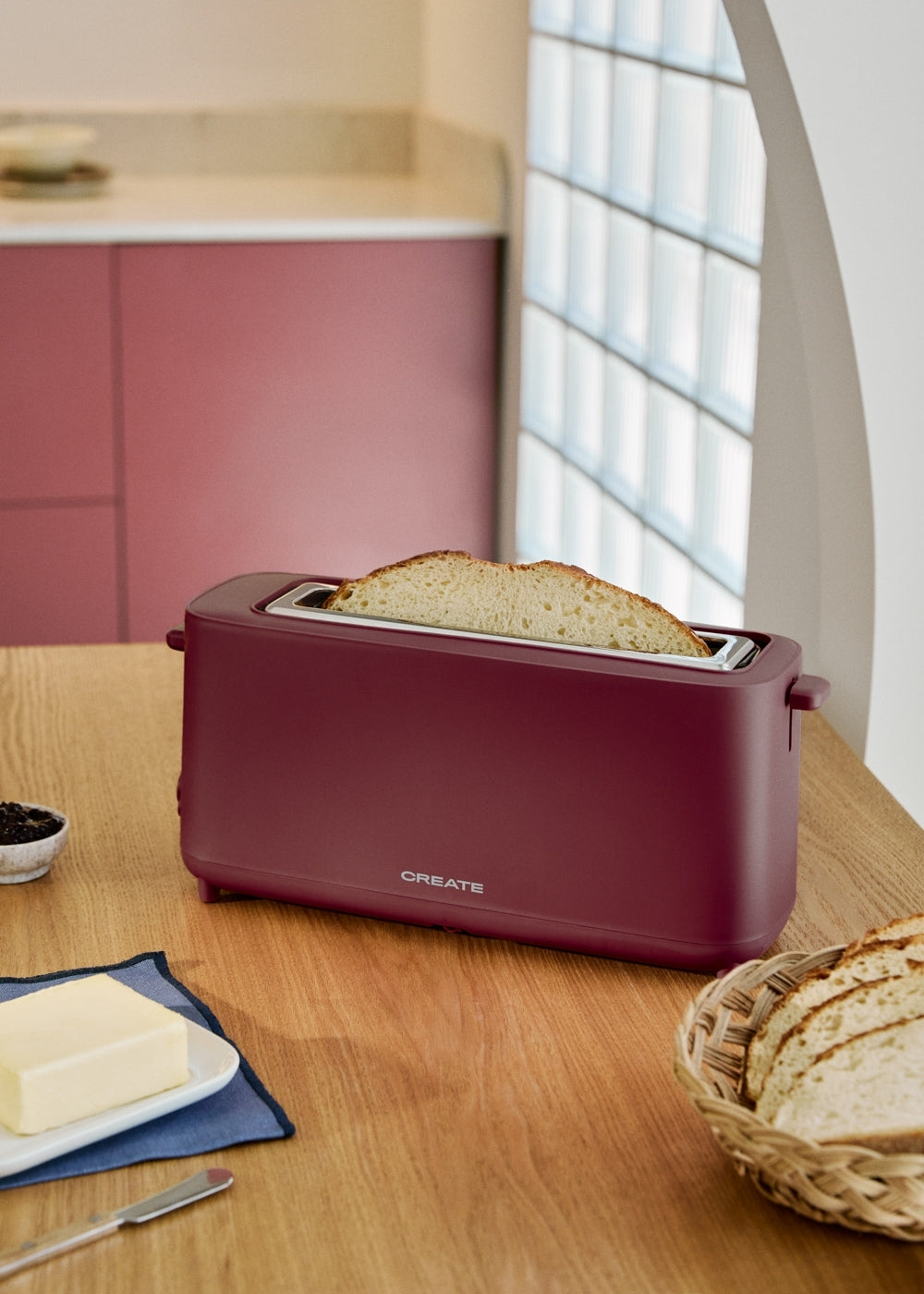 Toast Studio - Grille-Pain - Grand - Bordeaux