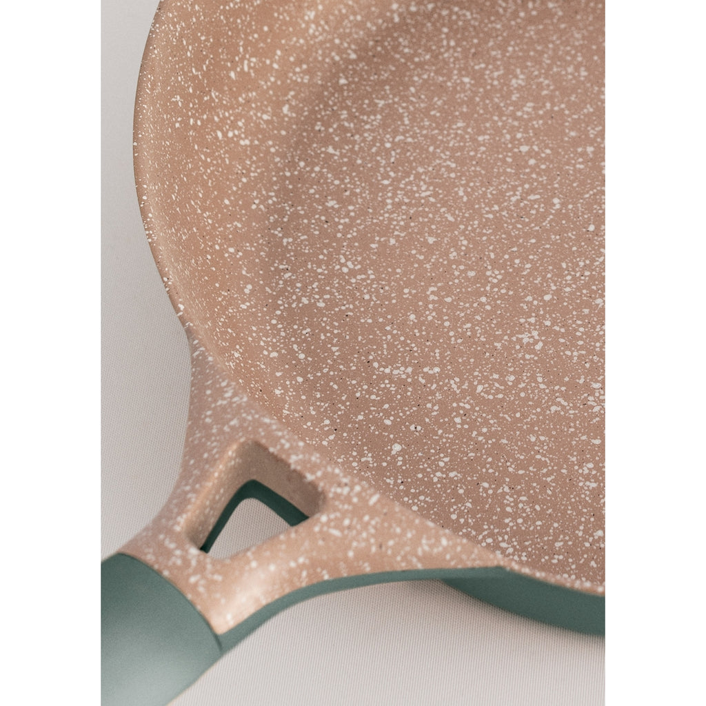 Pan Studio - Poêle En Fonte D'Aluminium & Manche En Bakélite - 20Cm - Sauge & Cuivre