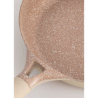 Pan Studio - Sartén de aluminio fundido y mango de baquelita - 20 cm - Arena y cobre