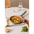 Pan Studio - Cast Aluminium Frying Pan & Bakelite Handle - 24cm - Sage Green & Copper