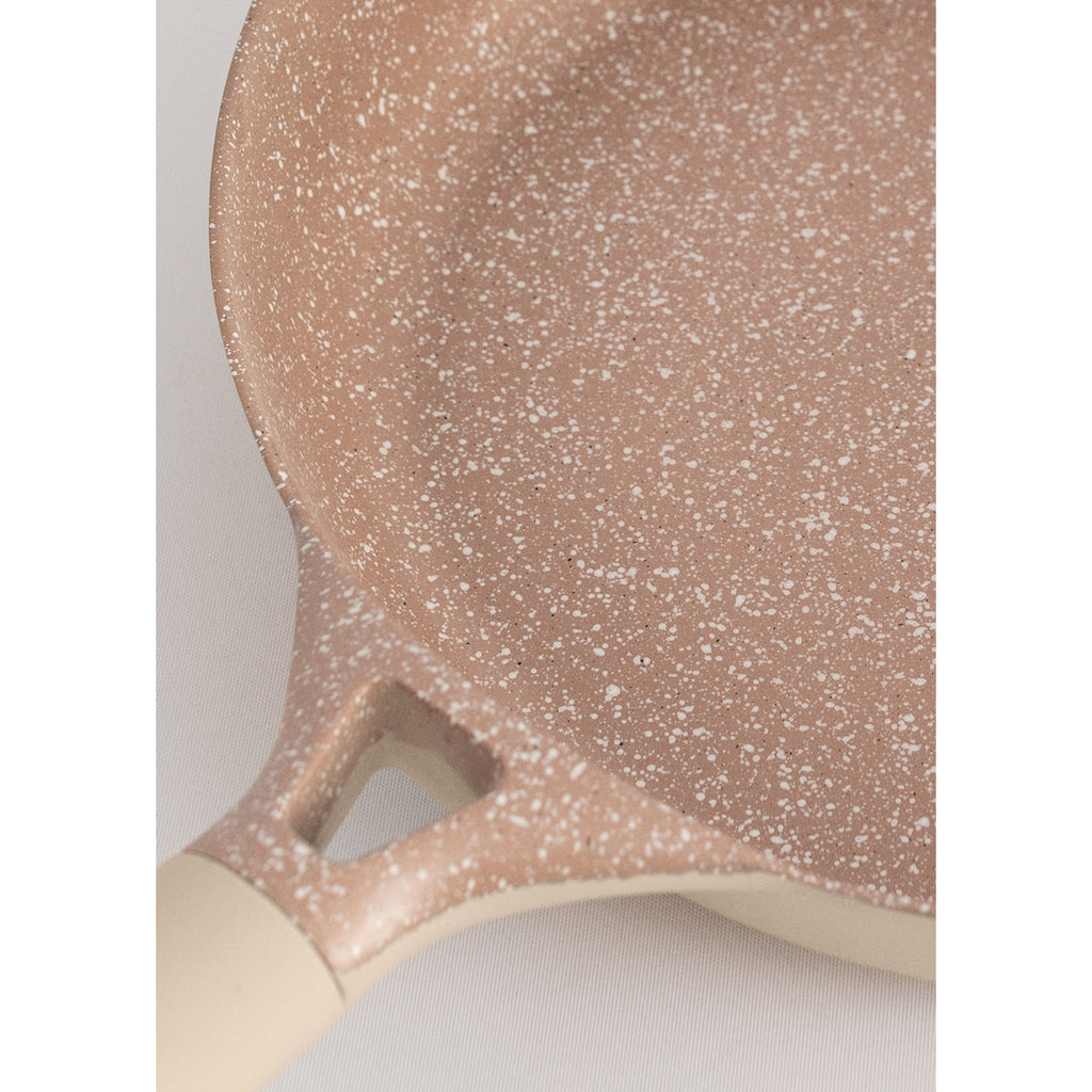Pan Studio - Poêle En Fonte D'Aluminium & Manche En Bakélite - 28Cm - Sable & Cuivre